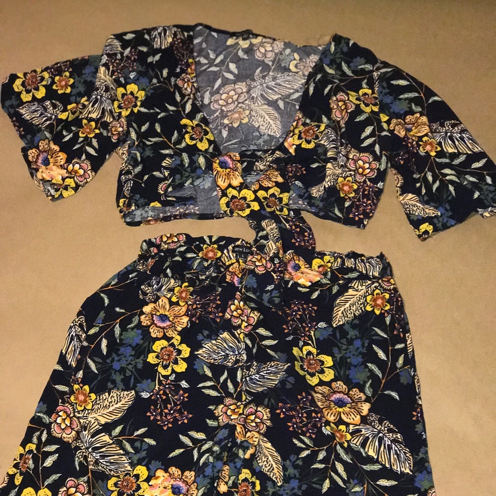 New Look| Women’s Floral Two-Piece Jumpsuit